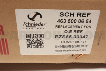 SCHNIEDER BZS8500047 CONDENSER W463 G550/G55/G63/G65 [05-18]