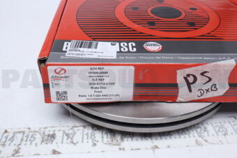 SCHNIEDER HYS5500595 BRAKE DISC FR KONA 1.6 T-GDI 4WD [17-UP]