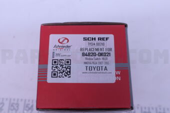 SCHNIEDER TYS1400210 WINDOW SWITCH HILUX INNOVA/KIJA 2007-2015