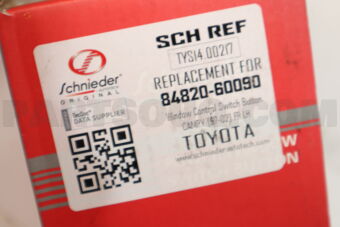 SCHNIEDER TYS1400217 WINDOW CONTROL SWITCH BUTTON CAMRY 97-02] FR LH