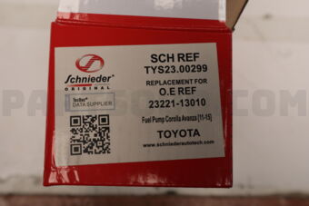 SCHNIEDER TYS2300299 FUEL PUMP COROLLA AVANZA [11-15]