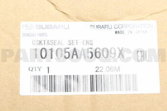 Subaru 10105AA5609X GSKT&SEAL SET-ENG