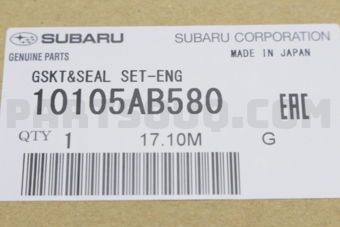 Subaru 10105AB580 GSKT&SEAL SET-ENG