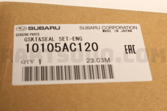 Subaru 10105AC120 GSKT&SEAL SET-ENG