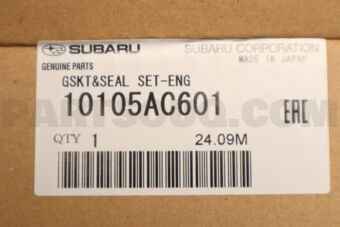 Subaru 10105AC601 GSKT&SEAL SET-ENG