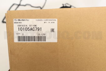 Subaru 10105AC791 GSKT&SEAL SET-ENG