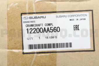 Subaru 12200AA560 CRANKSHAFT COMPL