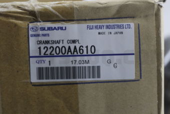Subaru 12200AA610 CRANKSHAFT COMPL (FOR NORMAL ENGINES)