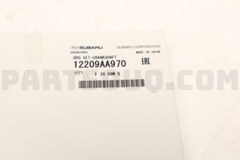 Subaru 12209AA970 BRG SET-CRANKSHAFT