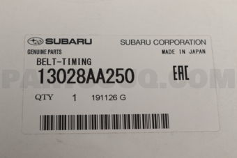 Subaru 13028AA250 BELT-TIMING