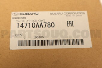 Subaru 14710AA780 VALVE AY-EGR CONT
