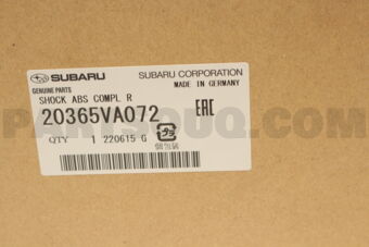 Subaru 20365VA072 SHOCK ABS COMPL R