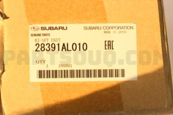 Subaru 28391AL010 BJ-SFT UNIT