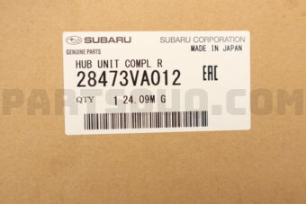 Subaru 28473VA012 SPARE PART