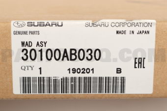 Subaru 30100AB030 DISK COMPL-CLUTCH