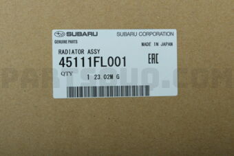 Subaru 45111FL001 RADIATOR ASSY