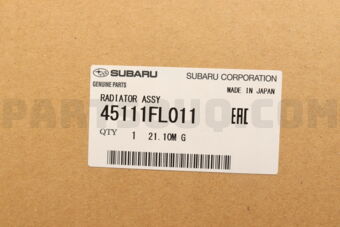 Subaru 45111FL011 RADIATOR ASSY