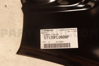 Subaru 57120FL0609P FENDER COMPLETE-FRONT,RIGHT