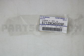 Subaru 57129CA0309P FENDER F RPR LH