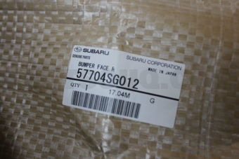 Subaru 57704SG012 BUMPER FACE R