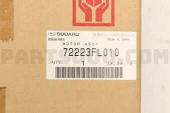 Subaru 72223FL010 MOTOR ASSY