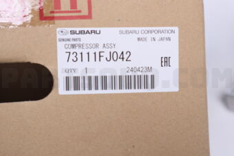 Subaru 73111FJ042 COMPRESSOR ASSY