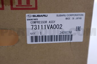 Subaru 73111VA002 COMPRESSOR ASSY