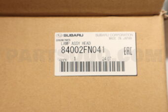 Subaru 84002FN041 LAMP ASSY HEAD