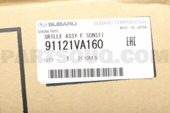 Subaru 91121VA160 GRILLE ASSY F SDNSTI