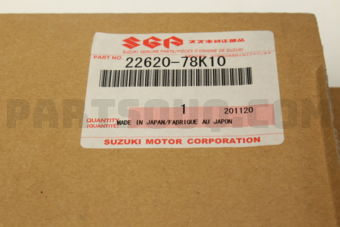 Suzuki 2262078K10 PLATE, T/C DRIVE