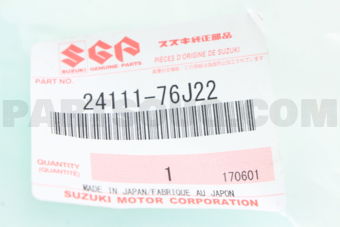 Suzuki 2411176J22 SHAFT TRANSMISSION INPUT