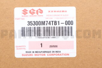 Suzuki 35300M74TB1 HEADLAMP ASSYL