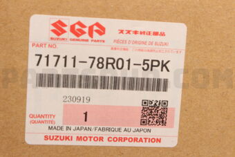7171178R015PK BUMPER,FRONT Suzuki 7171178R015PK BUMPER,FRONT