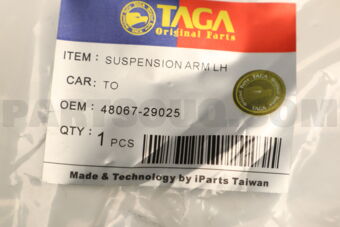 TAGA 4806729025 UPPER ARM FRONT LH TO HIACE 4WD 199501- TAGA