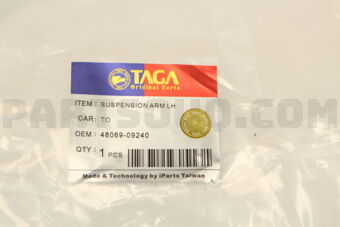 TAGA 4806909240 LOWER ARM TAGA TO YARIS 2013- FRONT LH