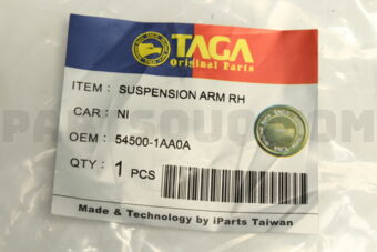 TAGA 545001AA0A SUSPENSION ARM RH NI MURANO 200806-201506 TAGA