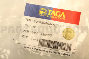 TAGA 545012S686 LOWER ARM LH PICK D22 4W INF TAGA