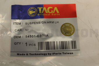 TAGA 54501EB71A LOWER ARM FRONT LH NI NAVARA 201111-201203 TAGA