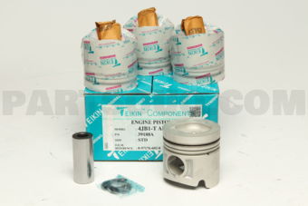TEIKIN 39188ASTD PISTON SET STD 4JB1T ALFIN (SET OF 1)
