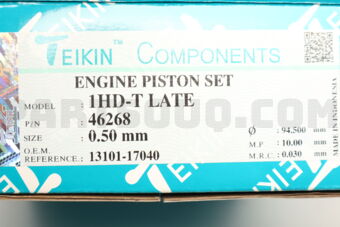 TEIKIN 462680050 PISTON SET 050 1HD-T LATE (SET OF 1)