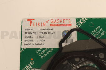 TEIKIN TF8052SVT GASKET FULL SET J20A W/VITON VALVE SEAL (SET OF 1)