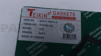 TEIKIN TF9163GVT GASKET FULL SET 4AFE WITH VITON VALVE SEAL (SET OF 1)