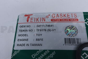 TEIKIN TF9176SVT GASKET FULL SET 5L WITH VITON VALVE SEAL (SET OF 1)