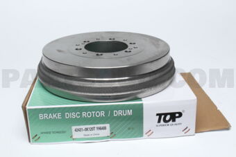 TOP 424310K120 BRAKE DRUM, TOYFORTUNER,HILUX2005~GGN50,TG