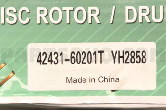 TOP 4243160201 BRAKE DRUM, TOYL/CR PRADO2003-2009GRJ120