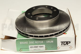 TOP 435120K060 BRAKE DISC ROTOR FT, TOYHILUX4WD2006-2014TGN26