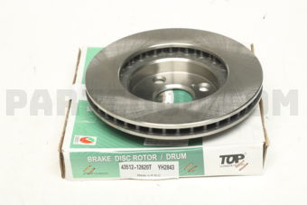 TOP 4351212620 BRAKE DISC ROTOR, ~TOYCOROLLA 00