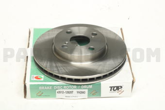 TOP 4351212620 BRAKE DISC ROTOR, ~TOYCOROLLA 00