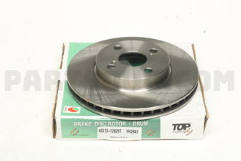 TOP 4351212620 BRAKE DISC ROTOR, ~TOYCOROLLA 00