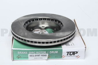 TOP 4351226190 FRONT DISC ROTOR, TOYHIACELH212STD